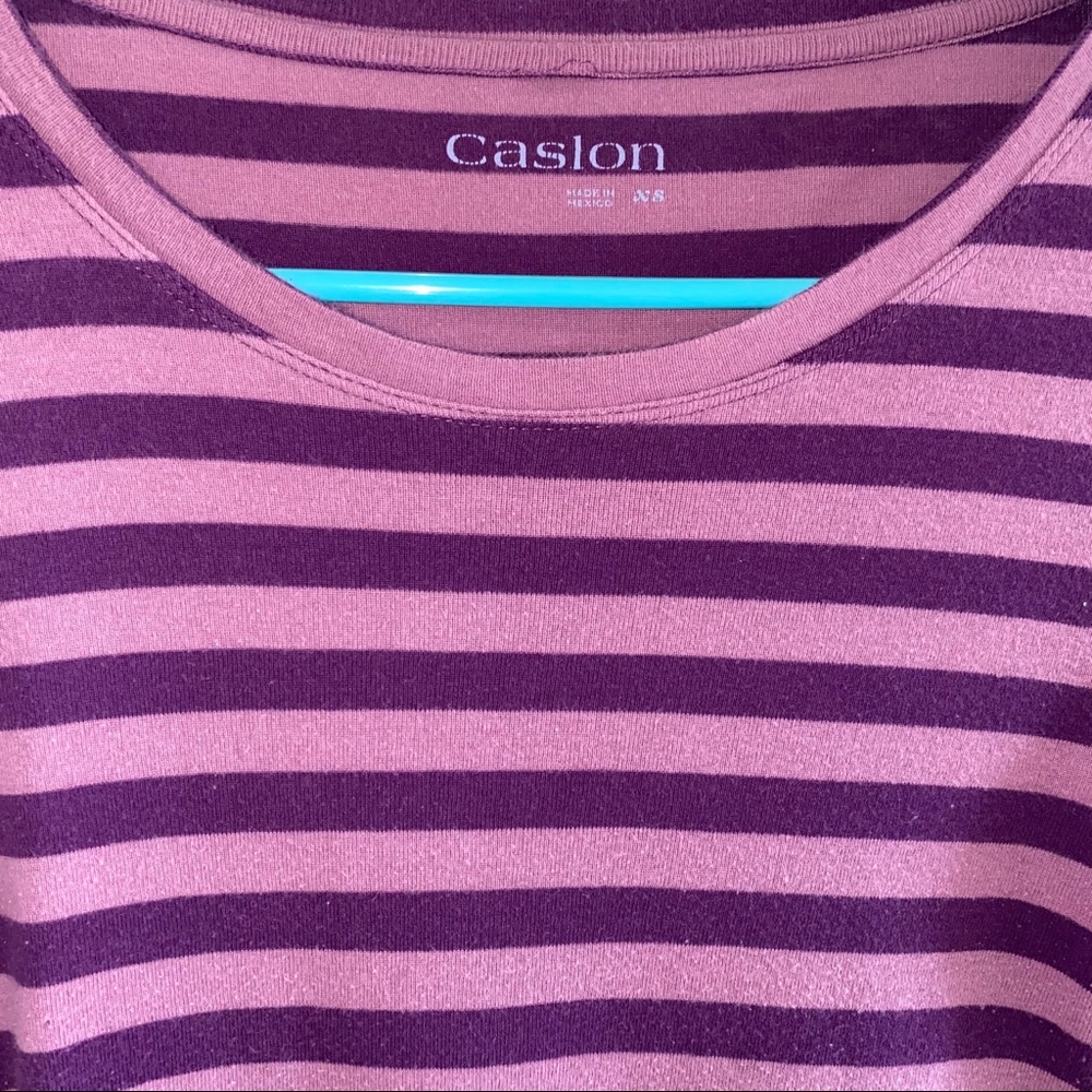 FITTED LONG SLEEVE STRIPE SHIRT